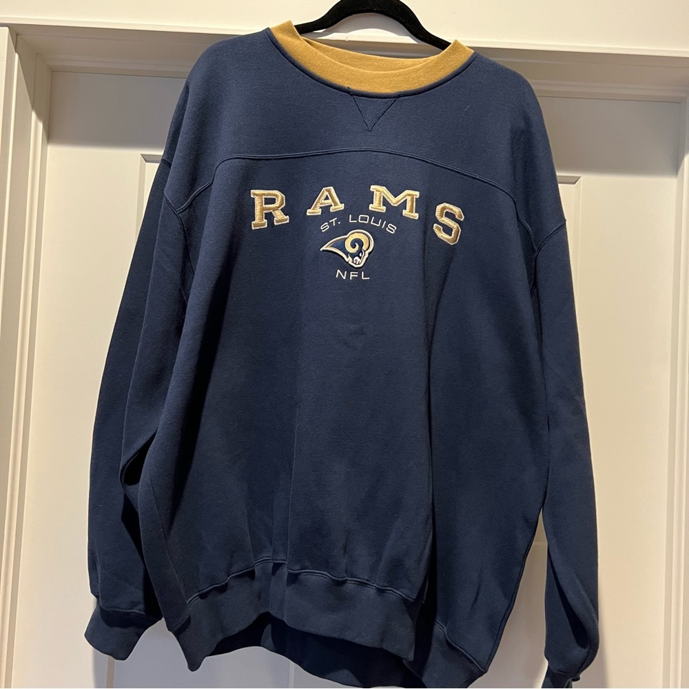 NWT Vintage 90s NFL Rams Crewneck Sweater